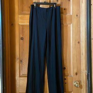 NWOT ANN TAYLOR LOFT size 4 wide leg pinstripe dress slacks